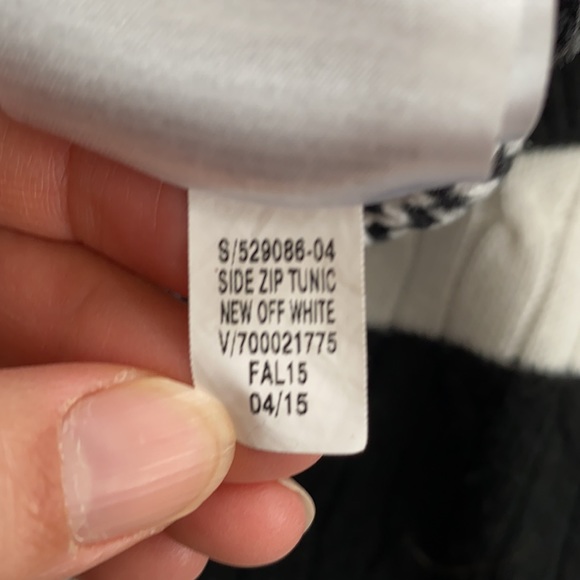 GAP Side Zip Tunic Sweater Off White in Black - Medium - Picture 6 of 14